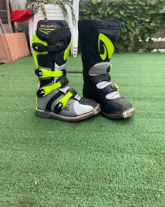 Stivali motocross bambino taglia 32