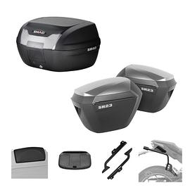 KIT SHAD BAULETTO SH40 E VALIGIE SH23 tutto nuovo
