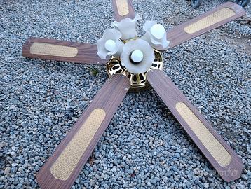 Lampadario con ventilatore