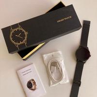 Smartwatch, orologio intelligente, nero elegante