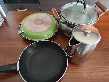 Lotto Cucina: Pentola Frabosk + caraffa e padelle