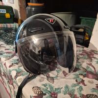 casco aperto con visiera