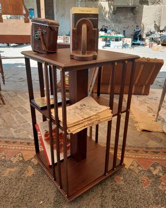 libreria in noce mod inglese