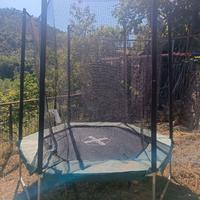Trampolino exagonal 240
