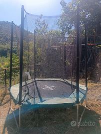 Trampolino exagonal 240