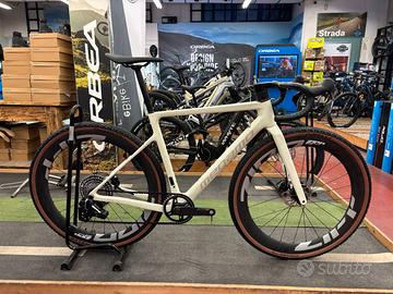 bici gravel MEGAMO SILK 01 tg M BEIGE ZIPP 303 S X