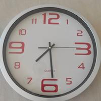 Orologio bianco da parete