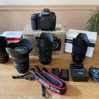 Canon 5DS (solo 20k scatti) kit
