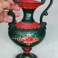 Anfora Deruta vintage anni '60 firmata da Volpi 