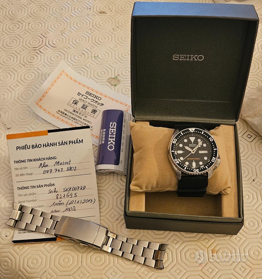 Seiko Skx007 Abbigliamento e Accessori In vendita a Roma