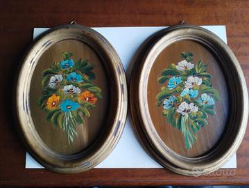 coppia quadri miniatura 