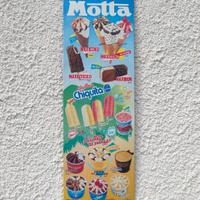 Insegna targa prezzario Gelati  Motta no smaltata