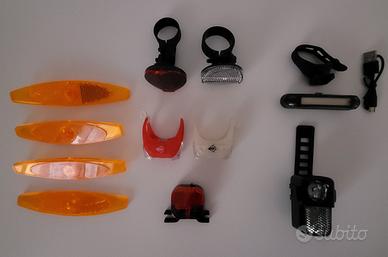 Accessori bici luci catarifrangenti