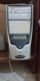 Pc fisso pentium 4 2.8 gb completo + scanner