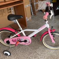 Bici bambina 4-6 anni Btwin 500 DOCTOGIRL 16”