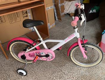 Bici bambina 4-6 anni Btwin 500 DOCTOGIRL 16”