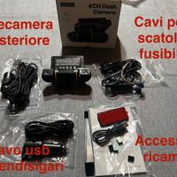 Dash Cam auto 4 telecamere con vista 360°