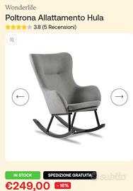 Sedia a dondolo per allattamento