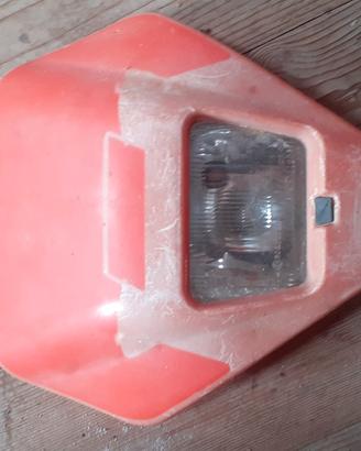 Maschera portafaro con faro per cross enduro