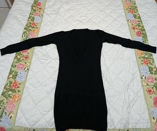 maglione nero lungo da donna S/M