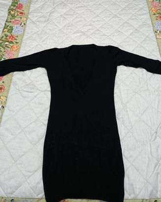 maglione nero lungo da donna S/M