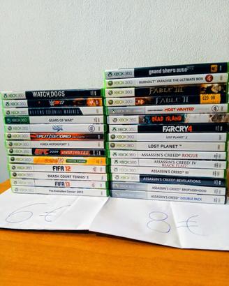 Lotto Giochi Xbox 360 a Scelta