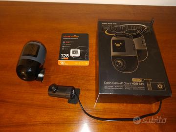 70mai Dash Cam 4K Omni, Dual-Channel 4K - 360°