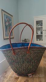 Borsa in rafia Vesto Pazzo