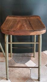 Sgabello Vintage Industriale 
