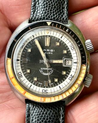 SQUALE SUPERCOMPRESSOR supermatic vintage diver