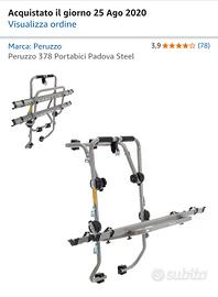 Portabici da auto adattabile