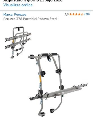 Portabici da auto adattabile