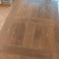 TAVOLO ARTIGIANALE IN NOCE MASSELLO