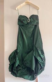 Abito sartoriale verde smeraldo - pezzo unico 