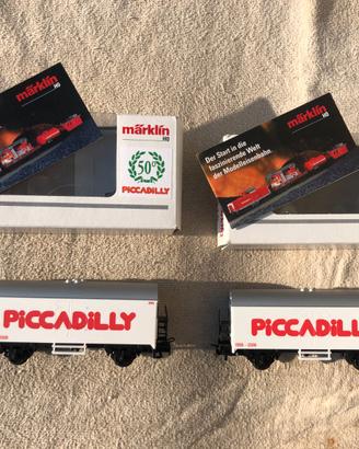 trenini MARKLIN carro merci PICCADILLY 50° 4415