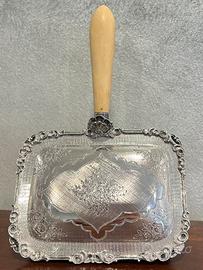 Formaggiera vintage argento 800