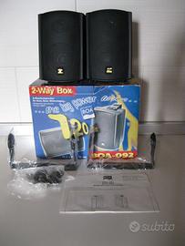 Casse  2 vie  bass reflex Dietz mod. boa leggere