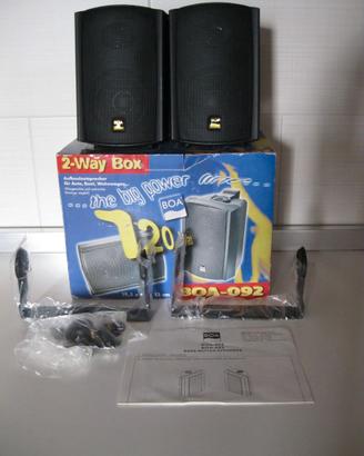 Casse  2 vie  bass reflex Dietz mod. boa leggere