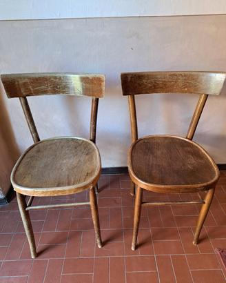 sedie vintage da osteria
