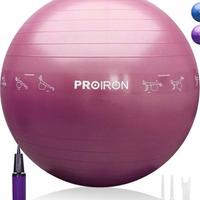PROIRON Palla Fitness con Pattern di Pose, Fitball