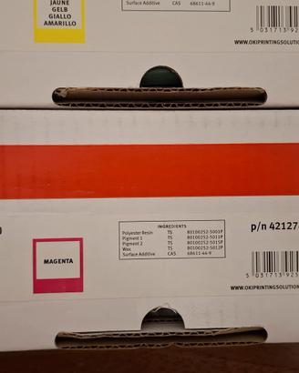 toner per stampante oki originali 