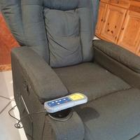 Poltrona reclinabile con mando