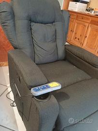 Poltrona reclinabile con mando