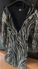 Vestito luminoso paillettes