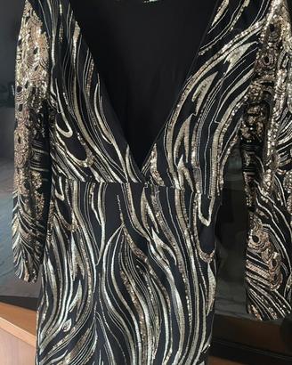 Vestito luminoso paillettes