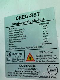 Pannelli fotovoltaici
