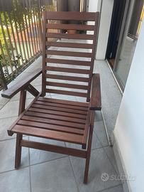 Sedia pieghevole da esterno Ikea