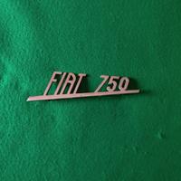 SCRITTA FIAT  750  COFANO POSTERIORE