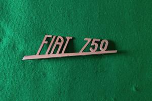 SCRITTA FIAT  750  COFANO POSTERIORE