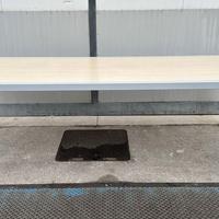 Tavolo 250 x 100 cm in ferro verniciato e laminato